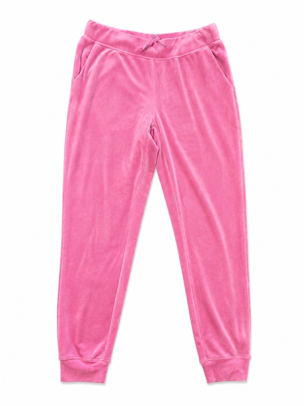 Juicy Couture Pink Velour Jogger Pants, Size Medium